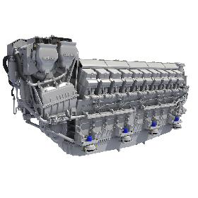 3D model Marine Propulsion Engine
